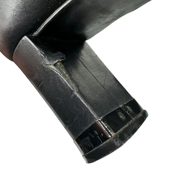 Tory Burch Leather April Ankle Chelsea Heeled Boots Bootie Womens Size 10 M - Picture 12 of 16